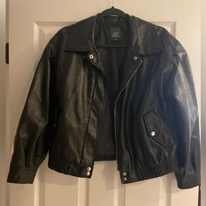 Leather jacket from Target.